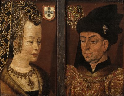 Portraits of Philip the Good and Isabella of Portugal by Unbekannt Unbekannt